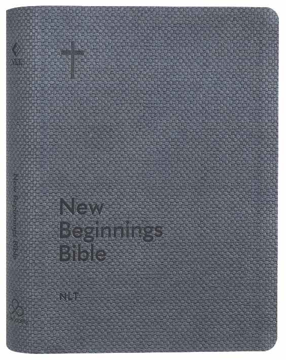 NLT New Beginnings Bible (Anglicised) Navy