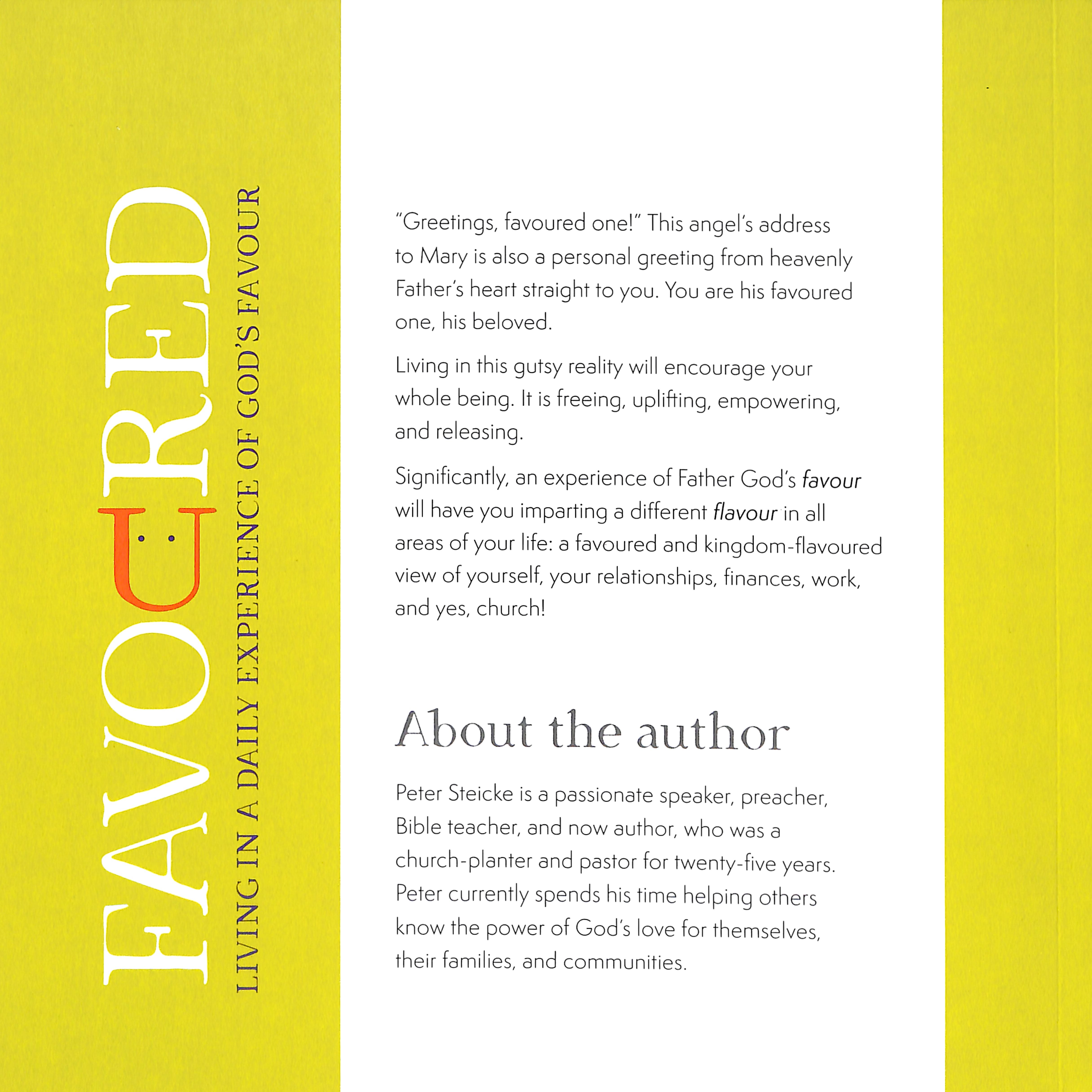 Favoured: Living in a Daily Experience of God's Favour