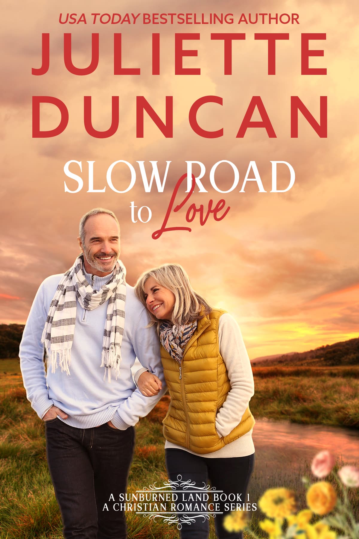 Slow Road to Love: A Mature-Age Christian Romance (#01 in A Sunburned Land Series)