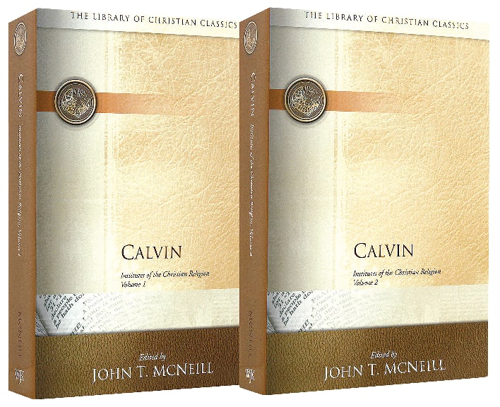 Calvin's Institutes of the Christian Religion (2 Volume Set) (Library Of Christian Classics Series)