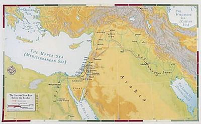 The Ancient Near East Before the Exodus (Abingdon Bible Land Maps Series)