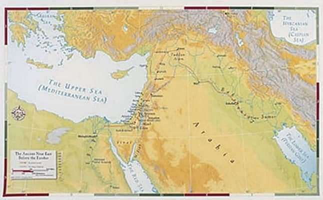 The Ancient Near East Before the Exodus (Abingdon Bible Land Maps Series)