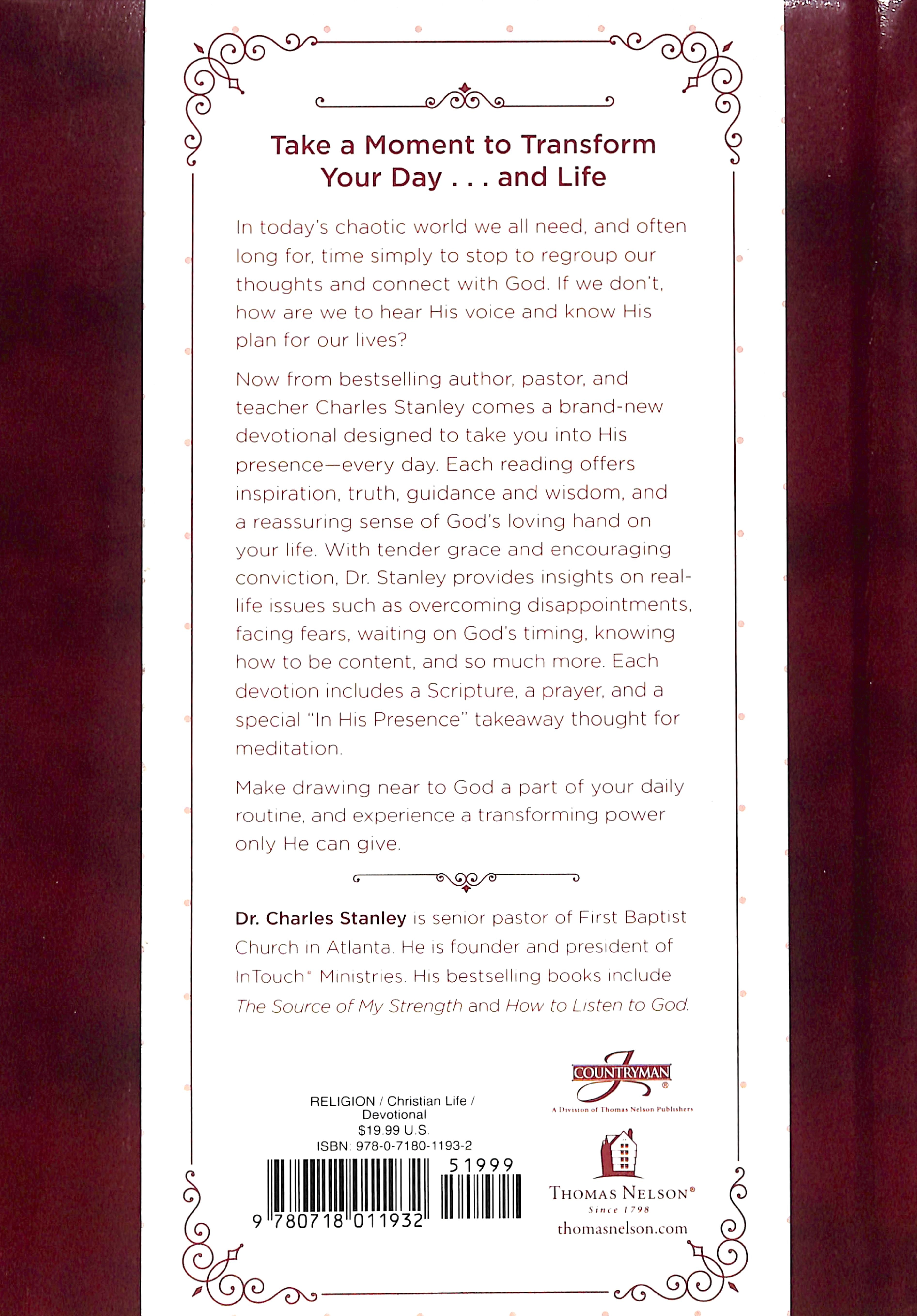 Every Day in His Presence: 365 Devotions