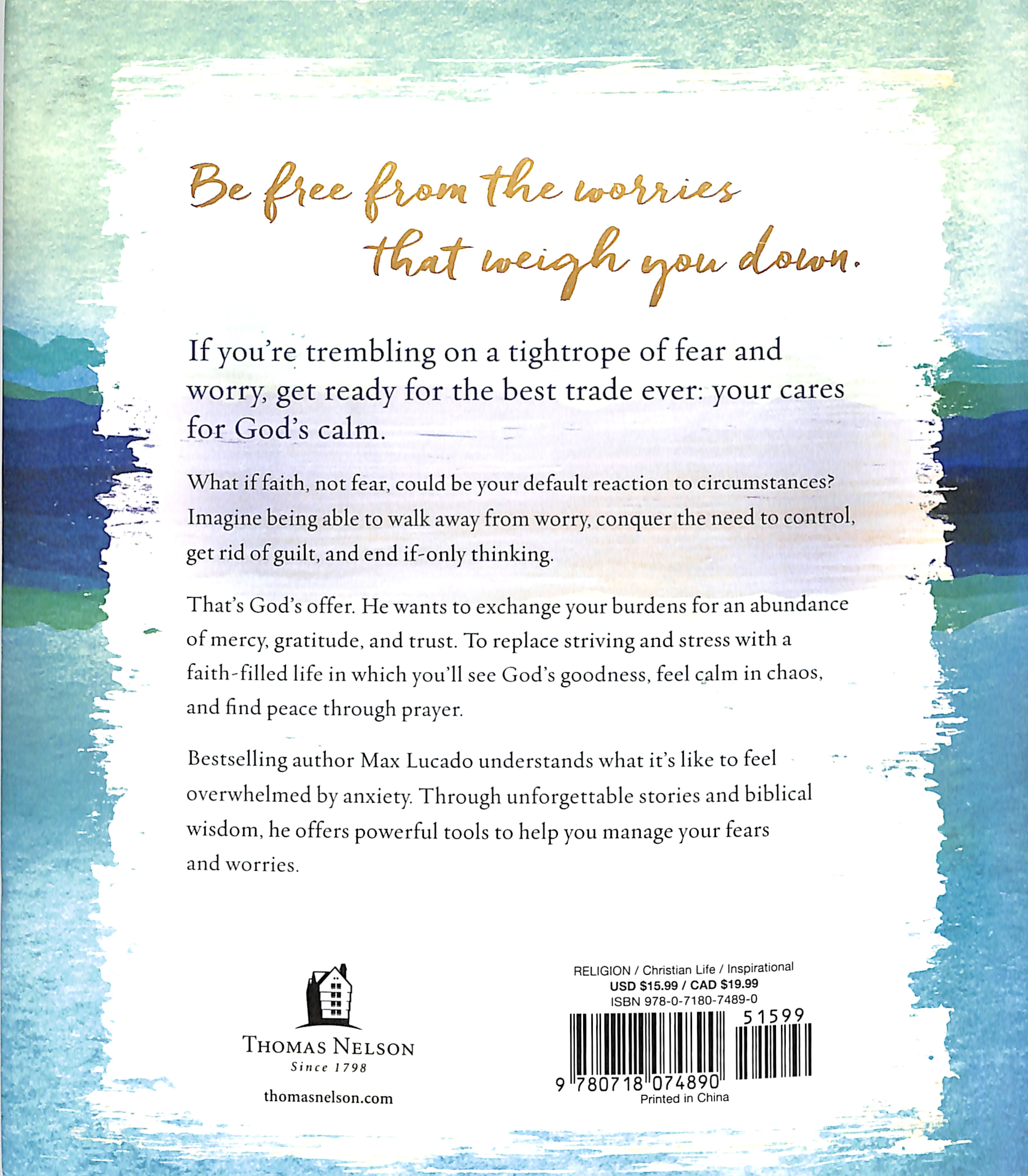 Trade Your Cares For Calm: God's Promise of Perfect Peace