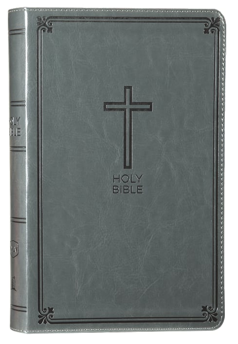 NKJV Deluxe Gift Bible Gray (Red Letter Edition)