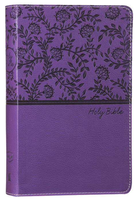NKJV Deluxe Gift Bible Purple Red Letter Edition