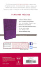 NKJV Deluxe Gift Bible Purple Red Letter Edition
