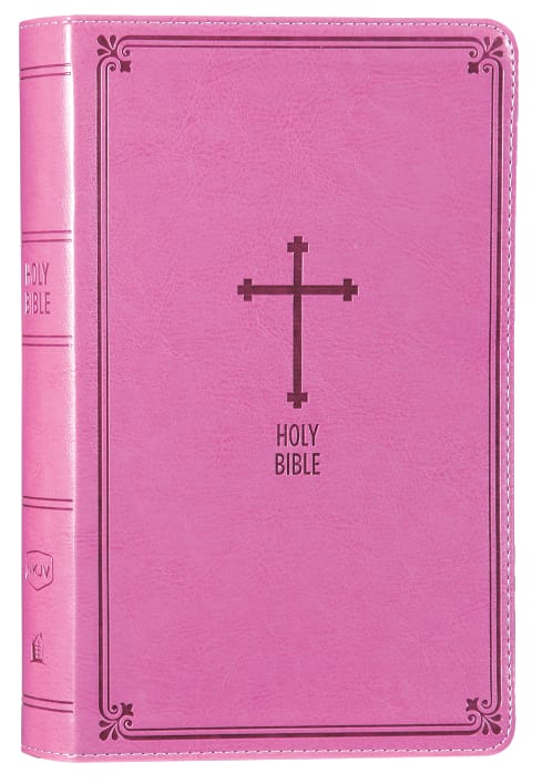 NKJV Deluxe Gift Bible Pink Red Letter Edition