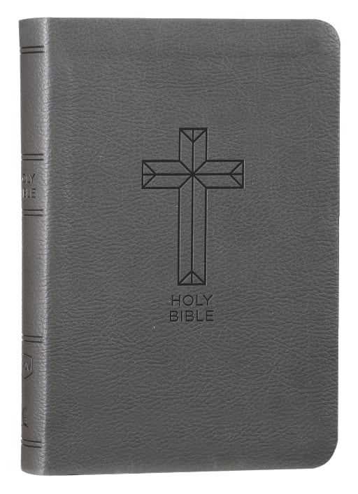 NKJV Value Thinline Bible Compact Charcoal (Red Letter Edition)