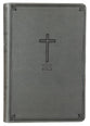 NKJV Value Thinline Bible Large Print Charcoal (Red Letter Edition)