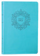 NKJV Value Thinline Bible Large Print Turquoise (Red Letter Edition)