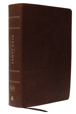 KJV Study Bible Brown Indexed Full-Color Edition (Red Letter Edition)