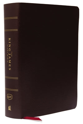 KJV Study Bible Burgundy Indexed Full-Color Edition (Red Letter Edition)