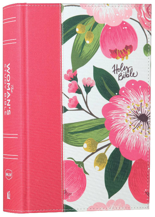 NKJV the Woman's Study Bible Pink Floral Full-Color