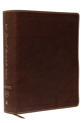KJV Journal the Word Bible Large Print Brown (Red Letter Edition)