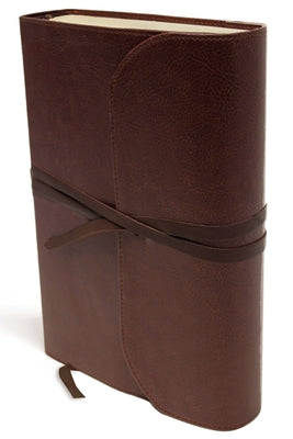 NKJV Journal the Word Bible Large Print Brown (Red Letter Edition)