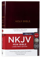 NKJV Pew Bible Large Print Burgundy (Red Letter Edition)