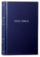 NKJV Pew Bible Large Print Blue (Red Letter Edition)