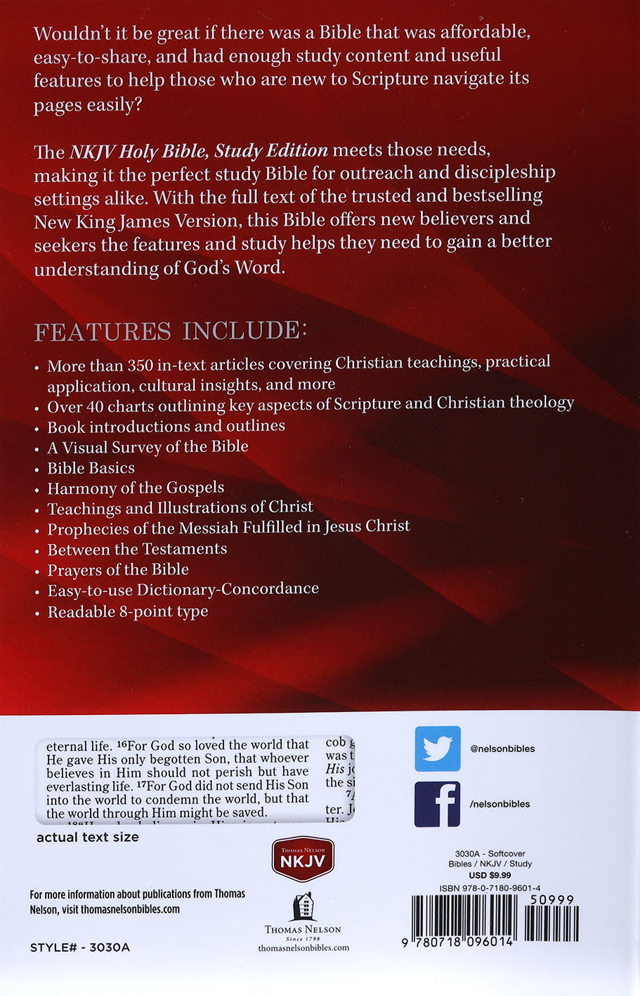 NKJV Outreach Bible Study Edition
