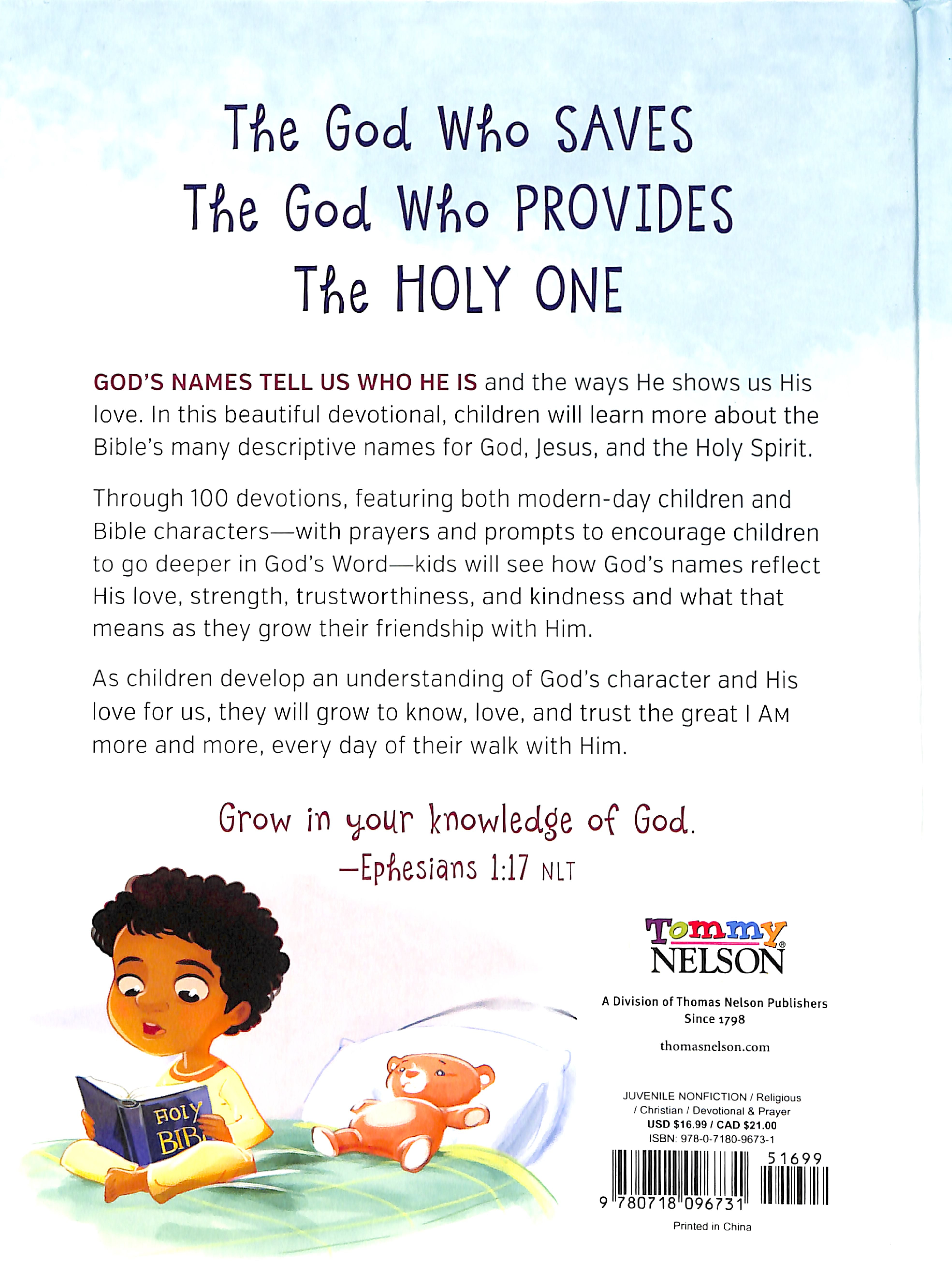 I Am Devotional: 100 Devotions About the Names of God