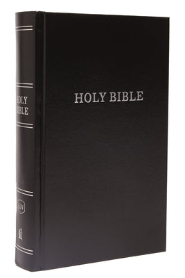 KJV Pew Bible Large Print Black (Red Letter Edition)