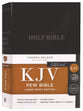KJV Pew Bible Large Print Black (Red Letter Edition)