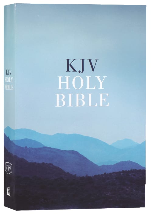 KJV Value Outreach Bible Blue Scenic
