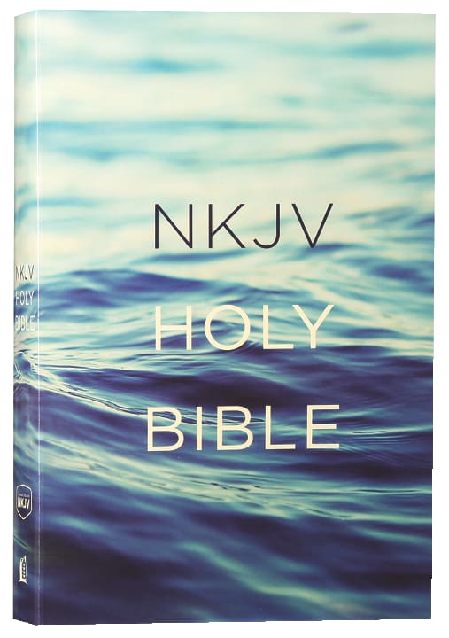 NKJV Value Outreach Bible Blue Ocean Scenic