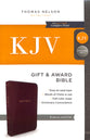 KJV Gift and Award Bible Burgundy (Red Letter Edition)