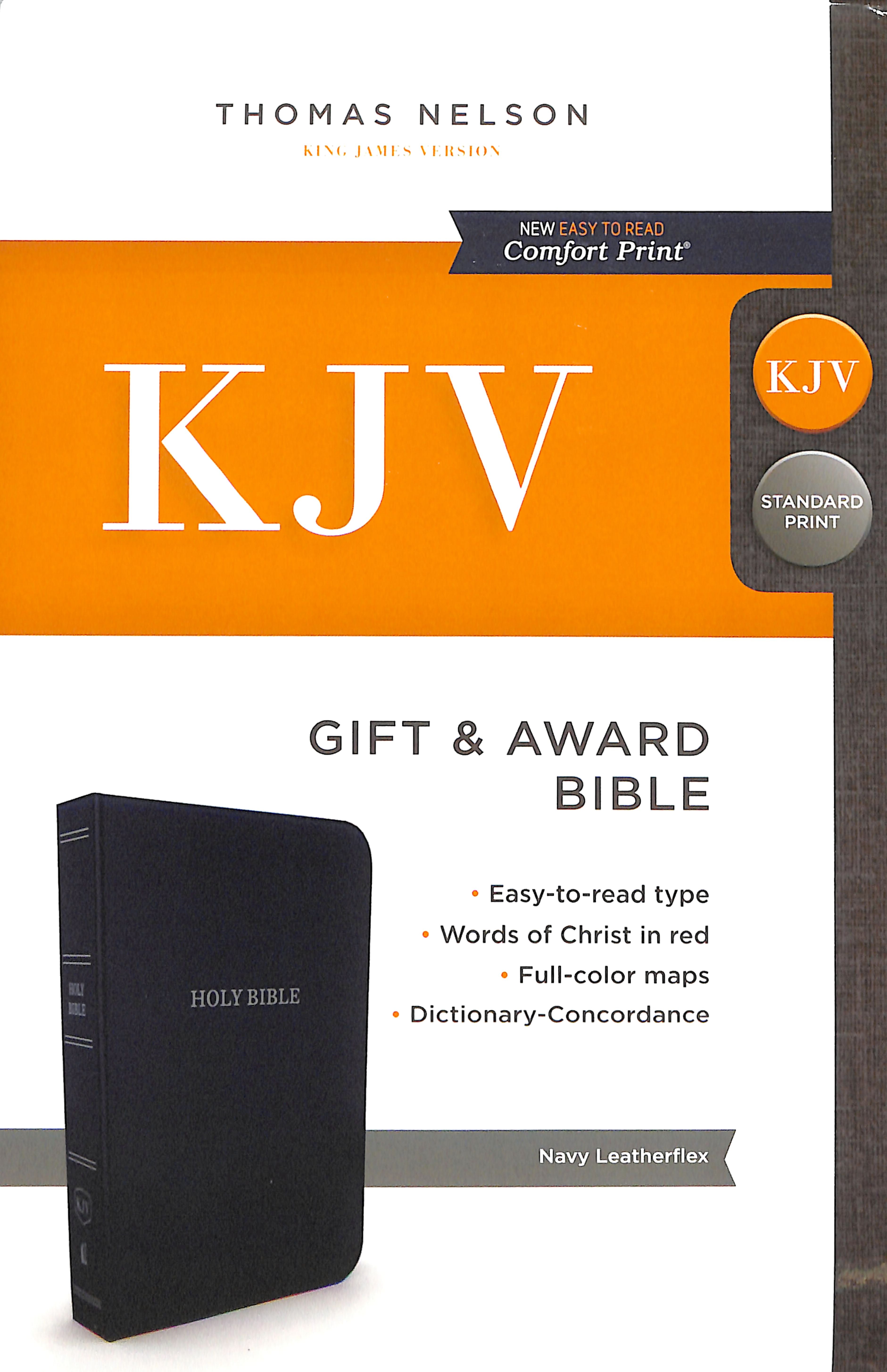 KJV Gift and Award Bible Blue (Red Letter Edition)