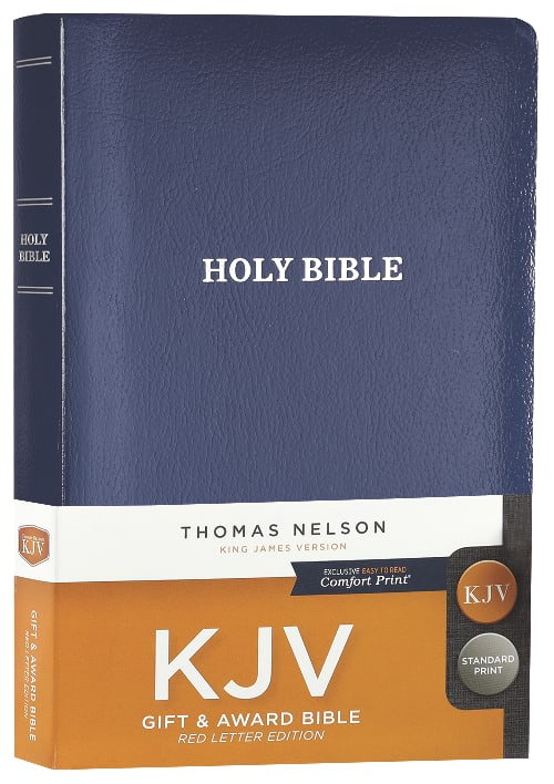 KJV Gift and Award Bible Blue (Red Letter Edition)