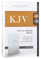 KJV Gift and Award Bible White (Red Letter Edition)