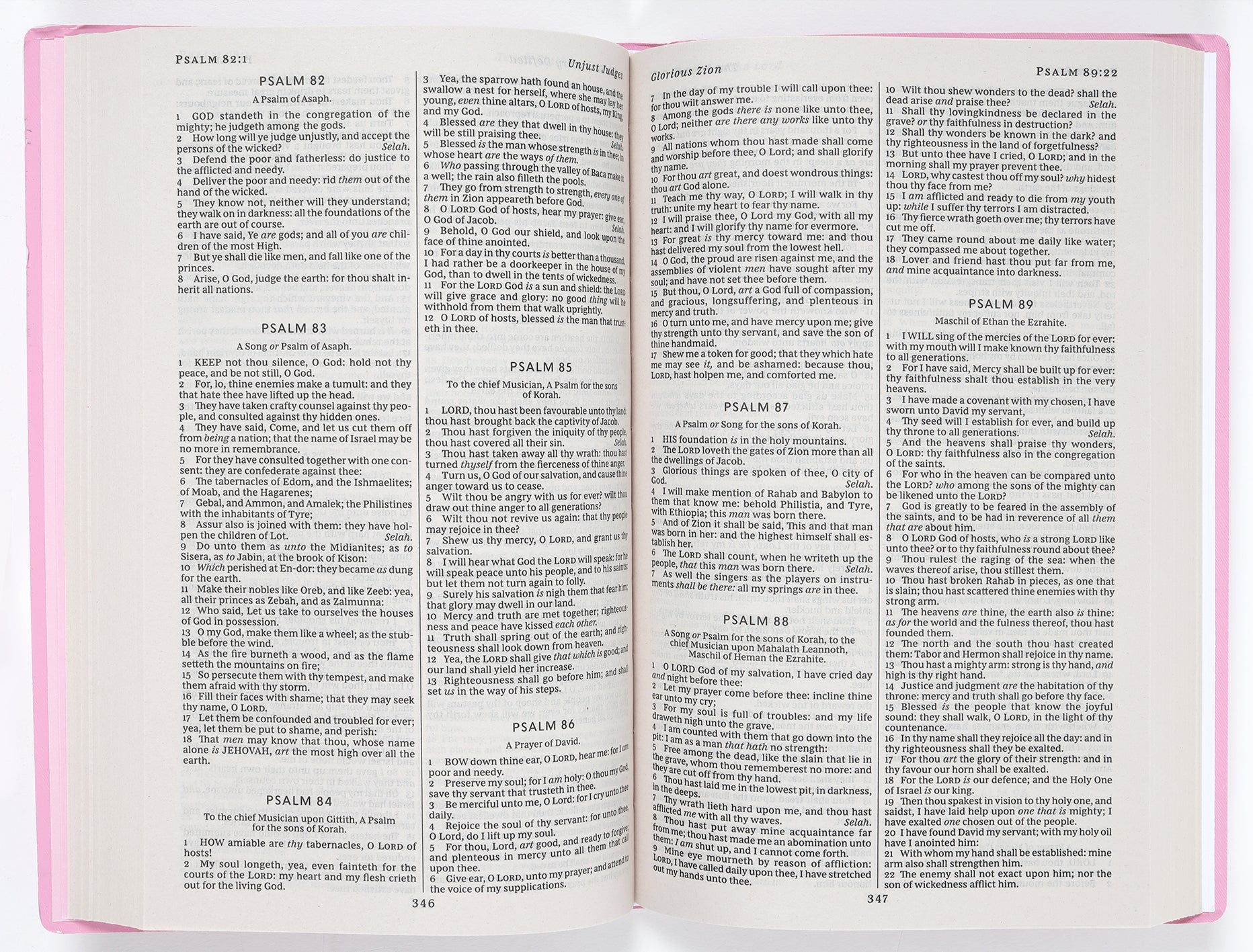 KJV Gift and Award Bible Pink (Red Letter Edition)