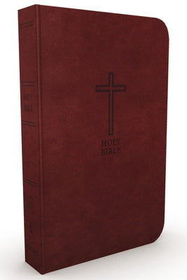 KJV Value Thinline Bible Large Print Burgundy (Red Letter Edition)
