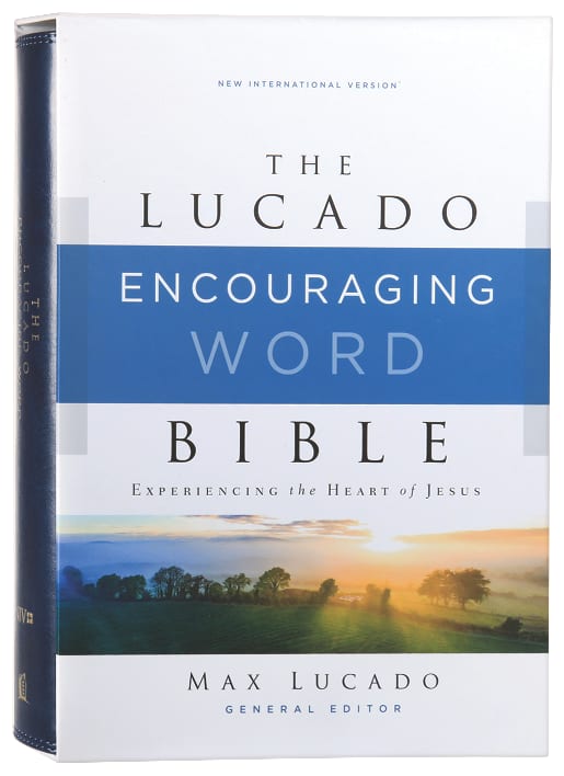 NIV Lucado Encouraging Word Bible Blue