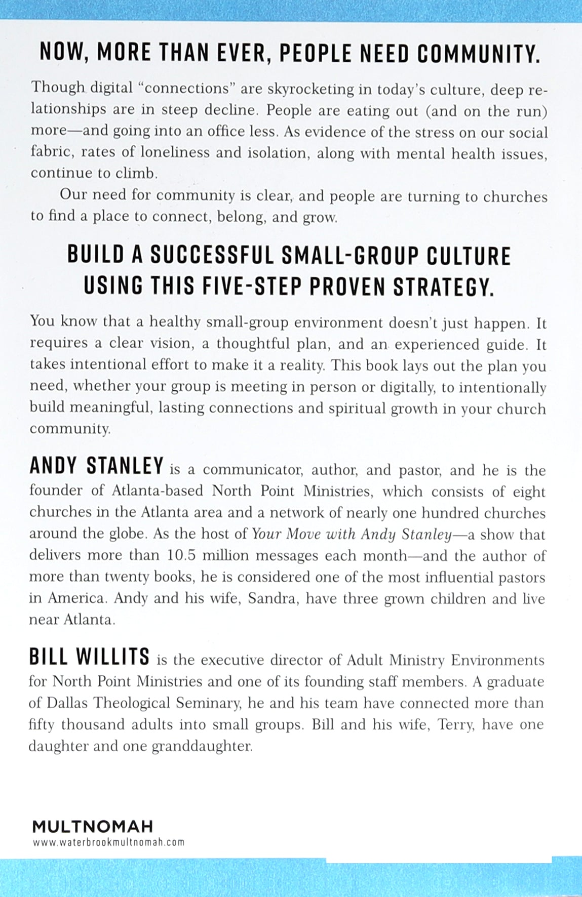 Creating Community: Five Keys to Building a Thriving Small-Group Culture