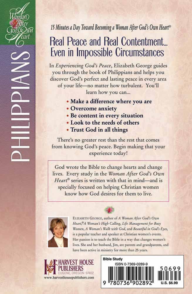 Experiencing God's Peace (Philippians) (Woman After God's Own Heart Study Series)