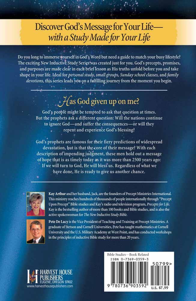 Discovering the God of Second Chances (Jonah/Joel/Obadiah/Amos) (New Inductive Study Series)
