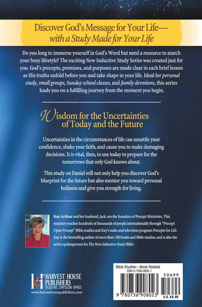 God's Blueprint For Bible Prophecy (Daniel) (New Inductive Study Series)