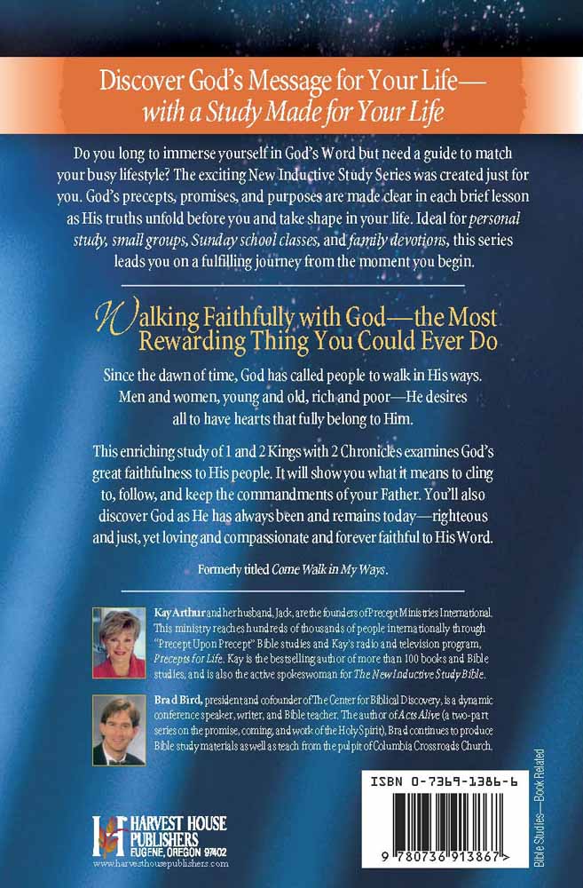 Walking Faithfully With God (1&2 Kings/2 Chronicles) (New Inductive Study Series)