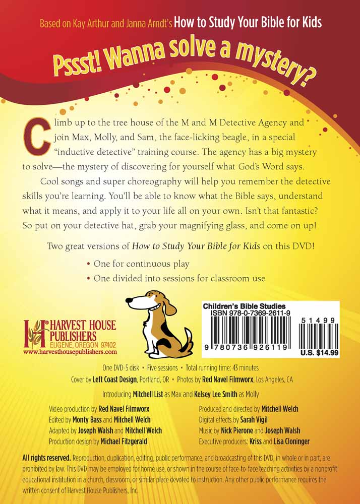How to Study Your Bible For Kids, DVD