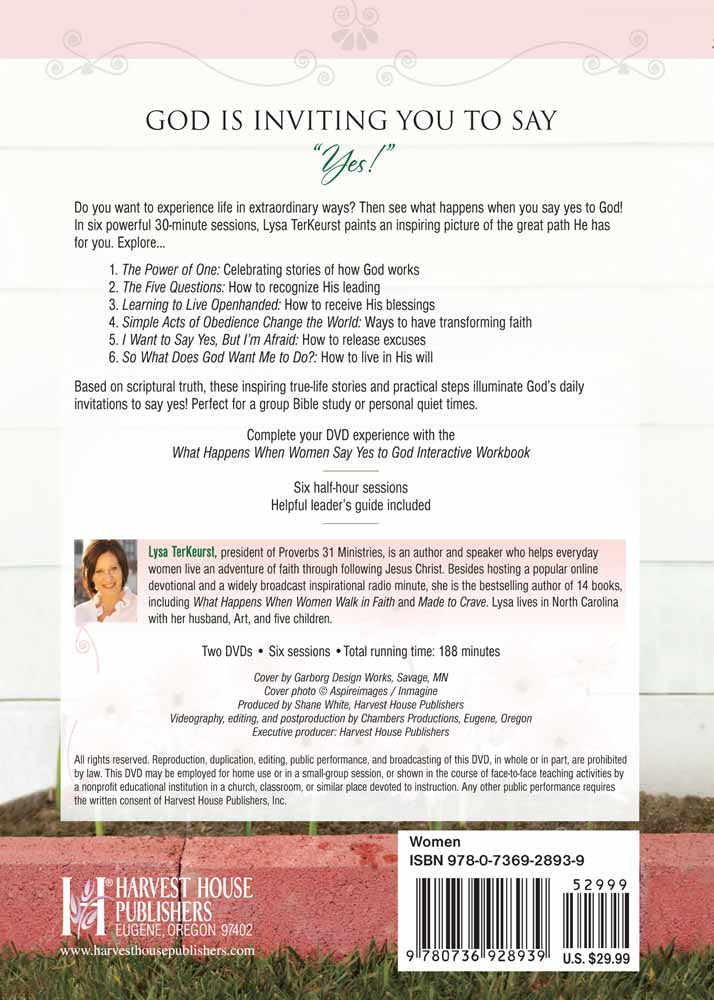 What Happens When Women Say Yes to God (Dvd)