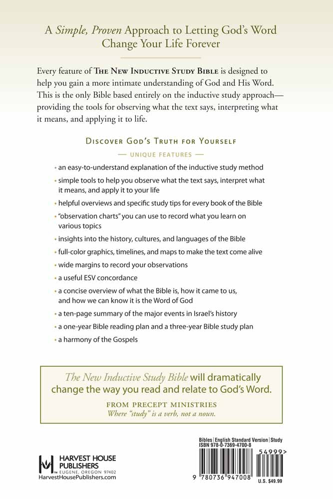 ESV New Inductive Study Bible