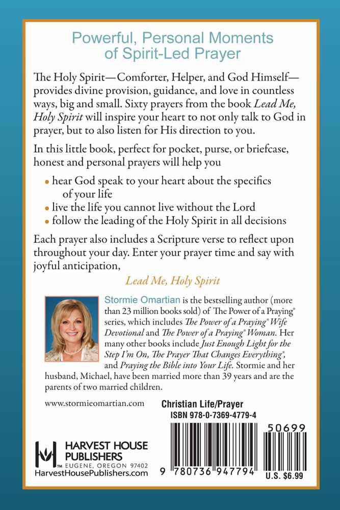 Lead Me, Holy Spirit (Book Of Prayers Series)