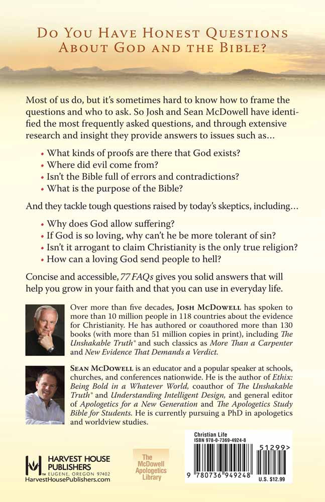 77 Faqs About God and the Bible: Your Toughest Questions Answered