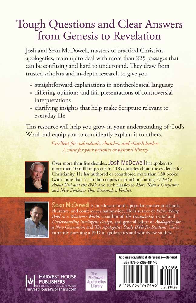 The Bible Handbook of Difficult Verses
