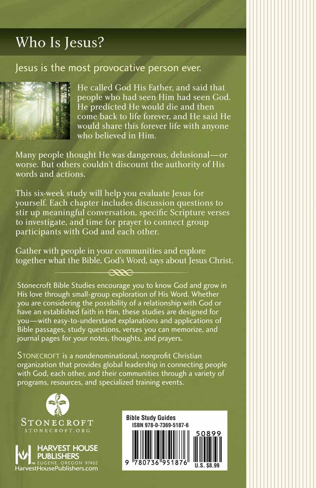 Stonecroft: Who is Jesus? (Stonecroft Bible Studies Series)