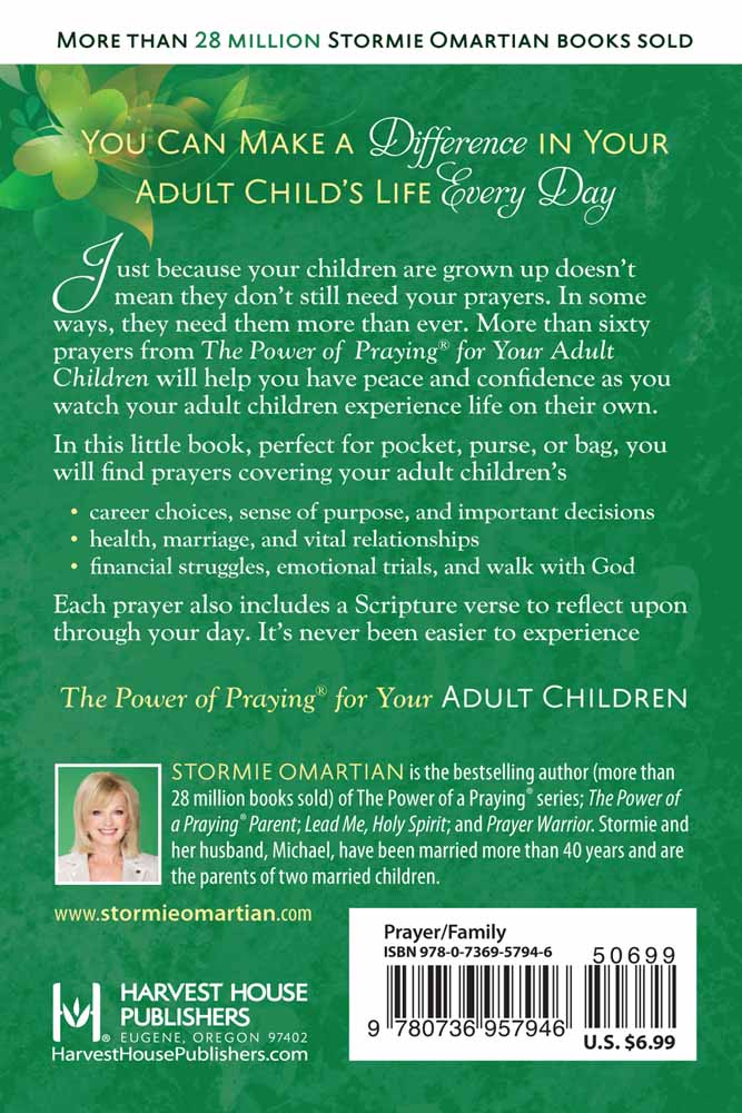 The Power of Praying For Your Adult Children (Book Of Prayers Series)