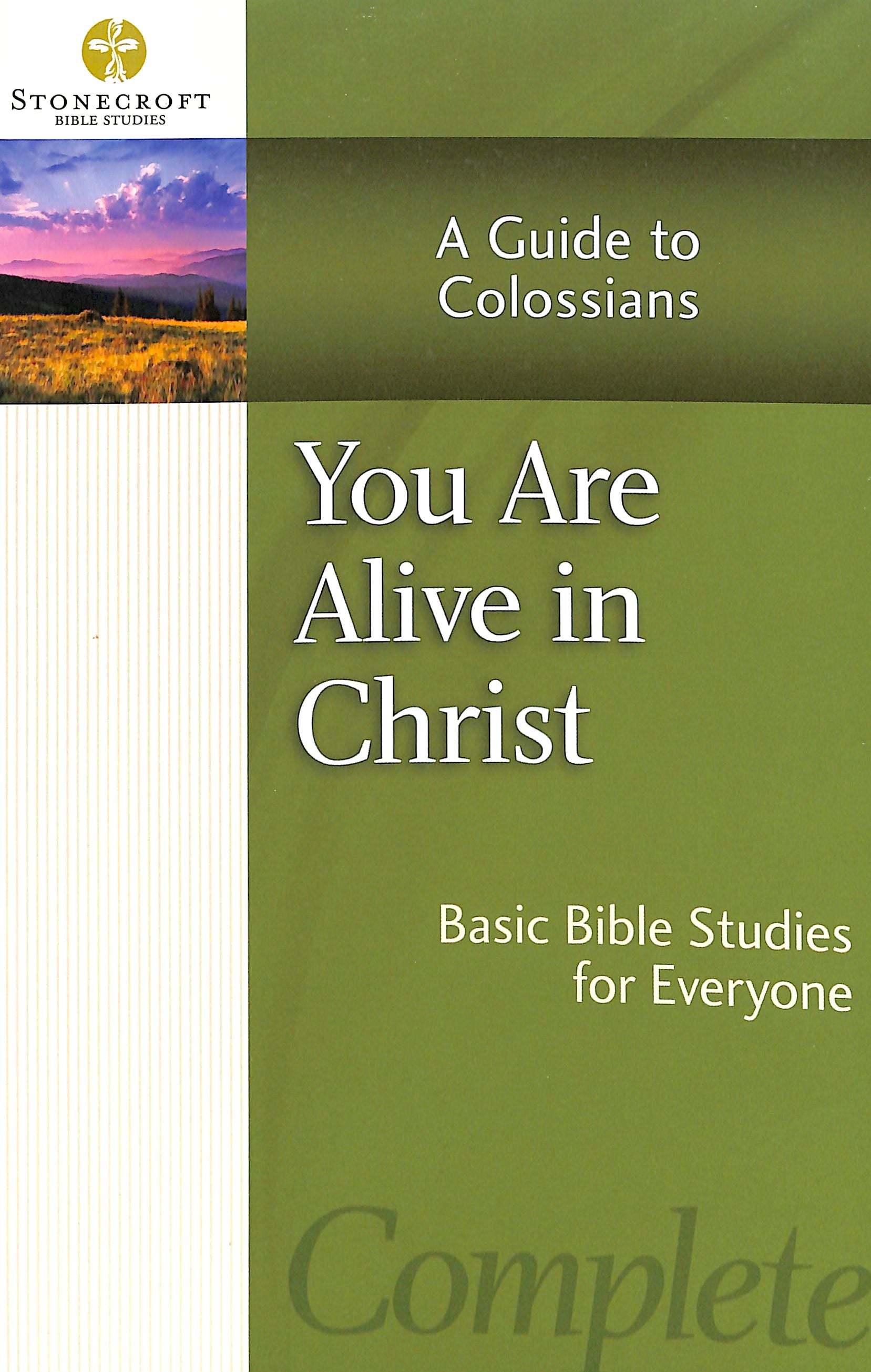 Stonecroft: You Are Alive in Christ (Stonecroft Bible Studies Series)