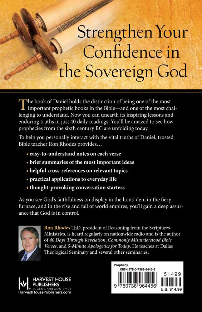 40 Days Through Daniel: Revealing God's Plan For the Future